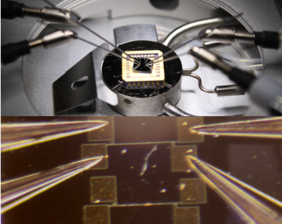 Probe Station: Thermal and electrical conductivity measurements
